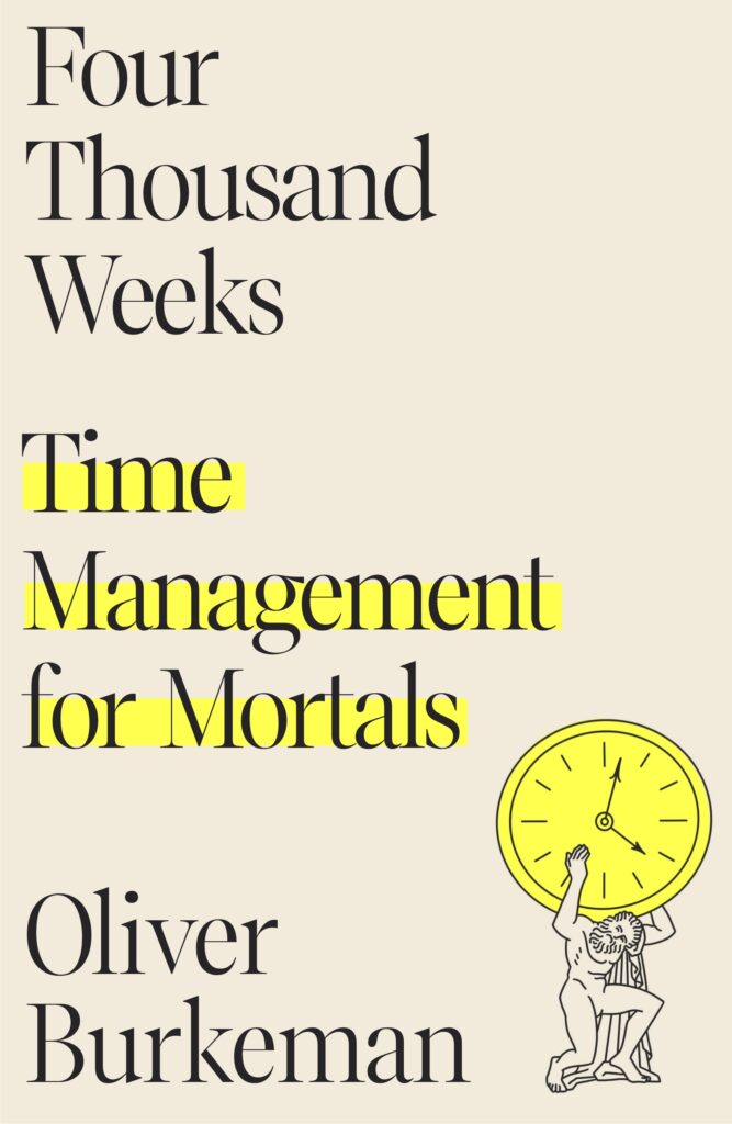 four thousand weeks cover
